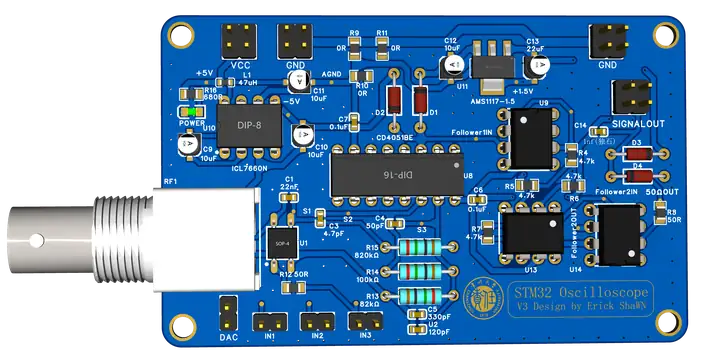STM32F4 手持示波器